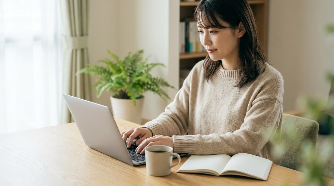 ChatGPTで転職準備をする人のイメージ画像