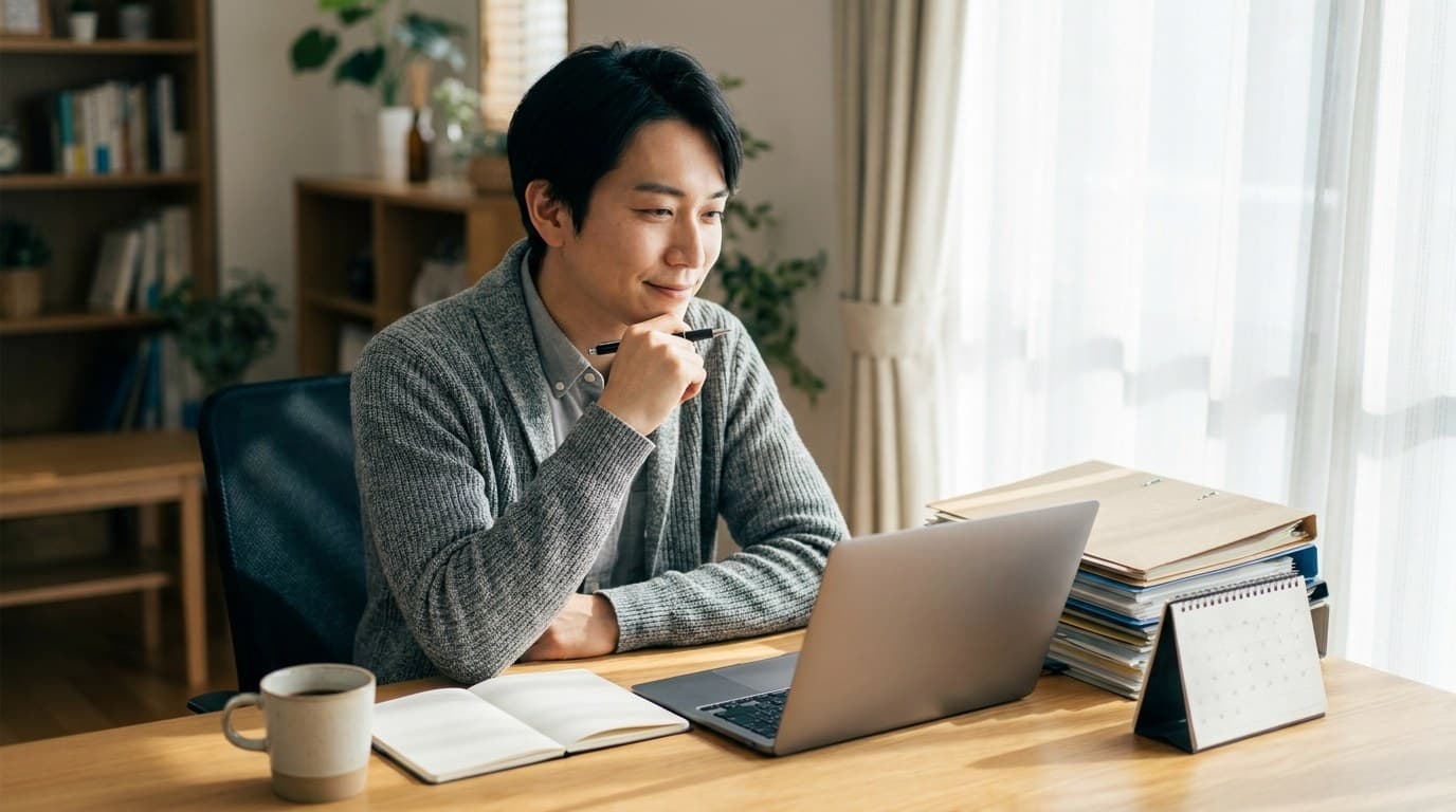 失業保険(基本手当)の手続きを調べる人のイメージ画像